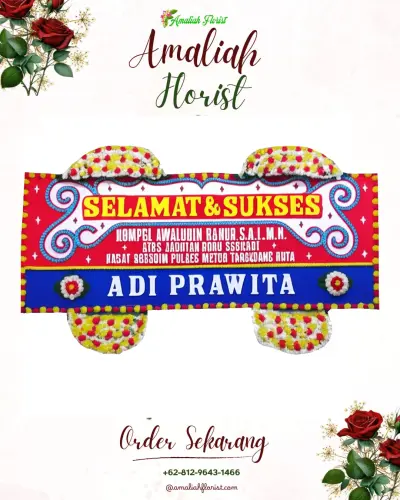 Karangan Bunga Ucapan Selamat di Sihare'o I Tabaloho